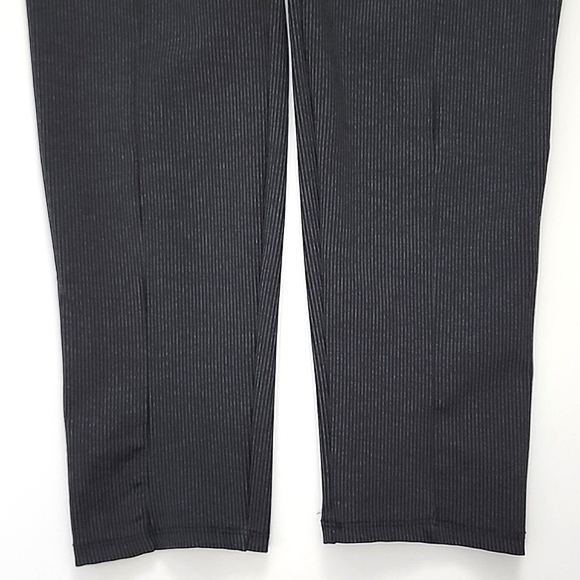 ⭐️2/ 30⭐️ Ellen Tracy Women's Black White Pin Stripes Pull On Pant Stretch Sz M - Picture 4 of 13